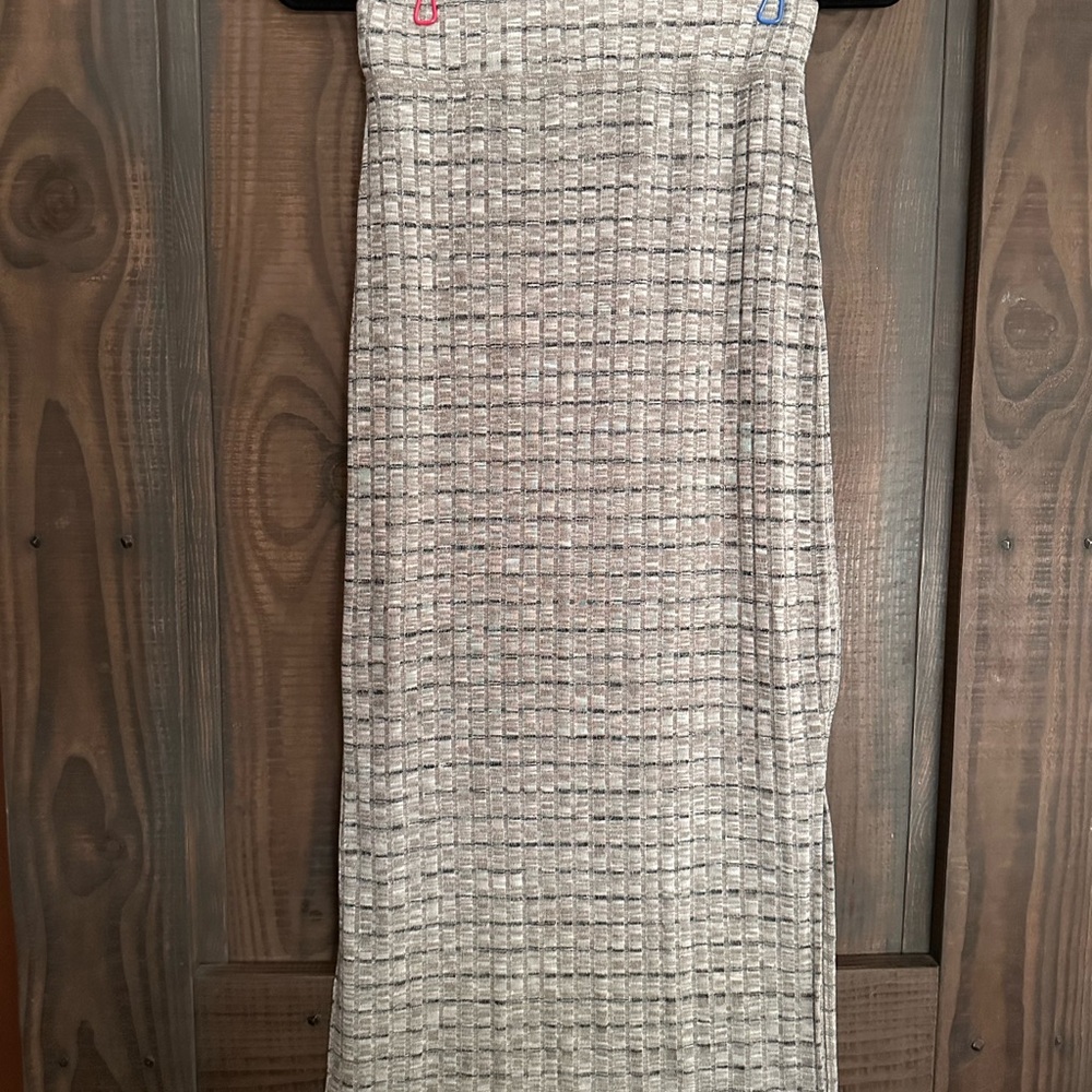 Wilfred Free Textured Midi Skirt